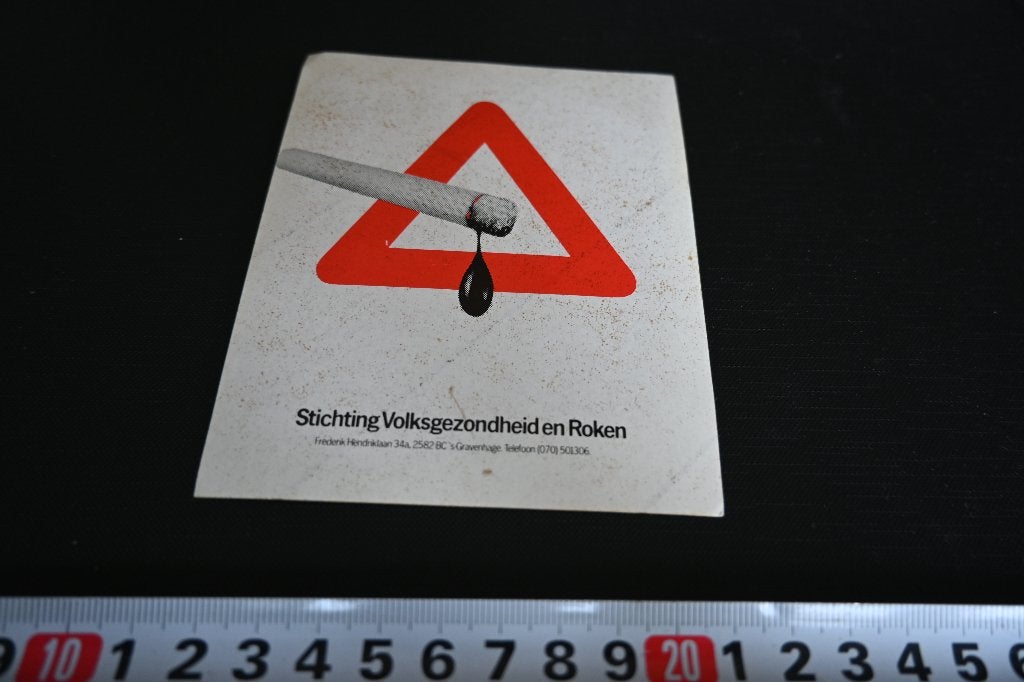 sticker stivoro - stop roken, Ophalen of Verzenden, Zo goed als nieuw