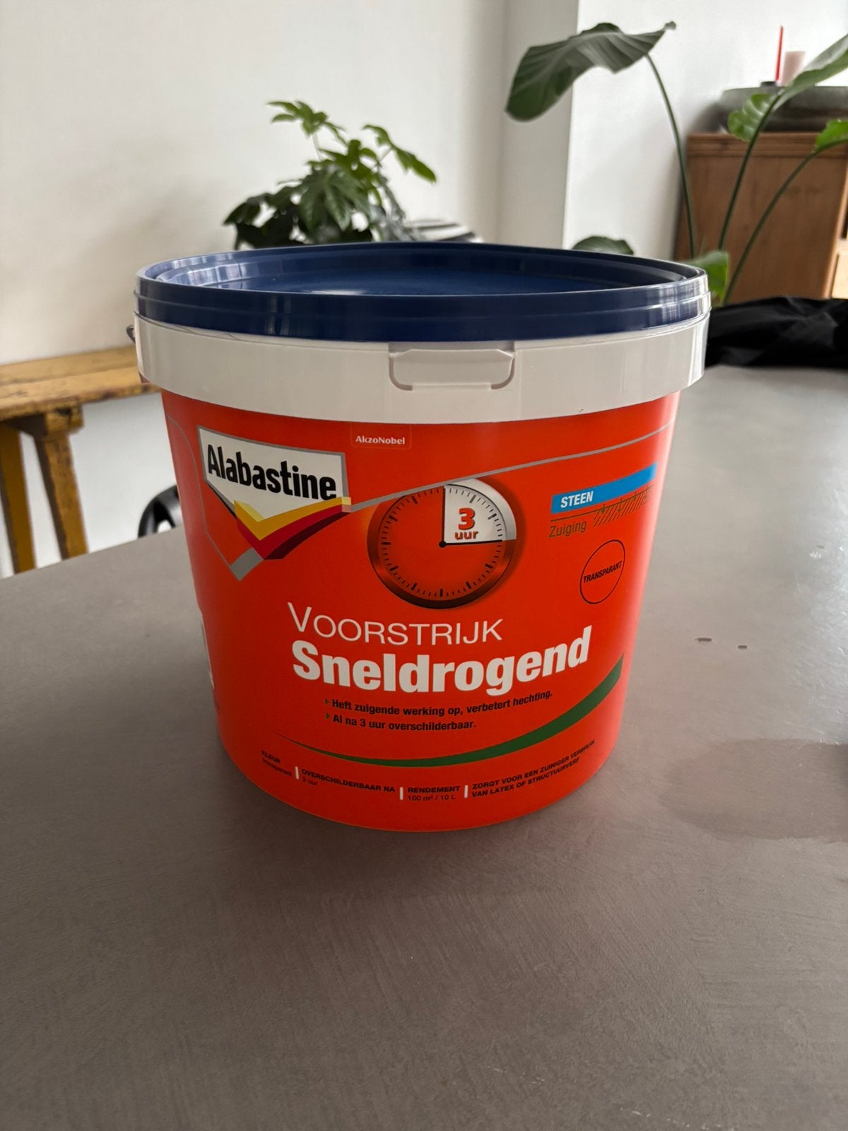 NIEUWE !!!!Alabastine voorstrijk 10 Liter, Ophalen, Nieuw, Wit