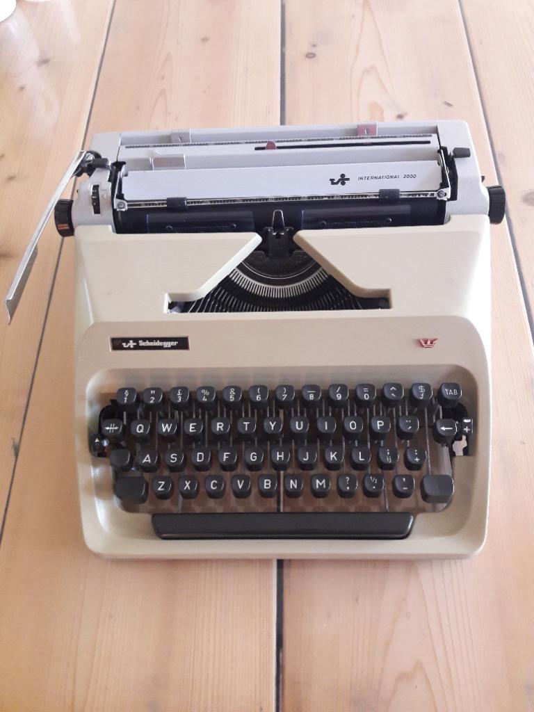 Typemachine Scheidegger, Diversen, Typemachines, Gebruikt, Ophalen