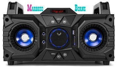 DJ Partystation, MDJ95, Bluetooth, SD, USB, LED, Accu, Ophalen, Overige typen, Nieuw, Marbeco