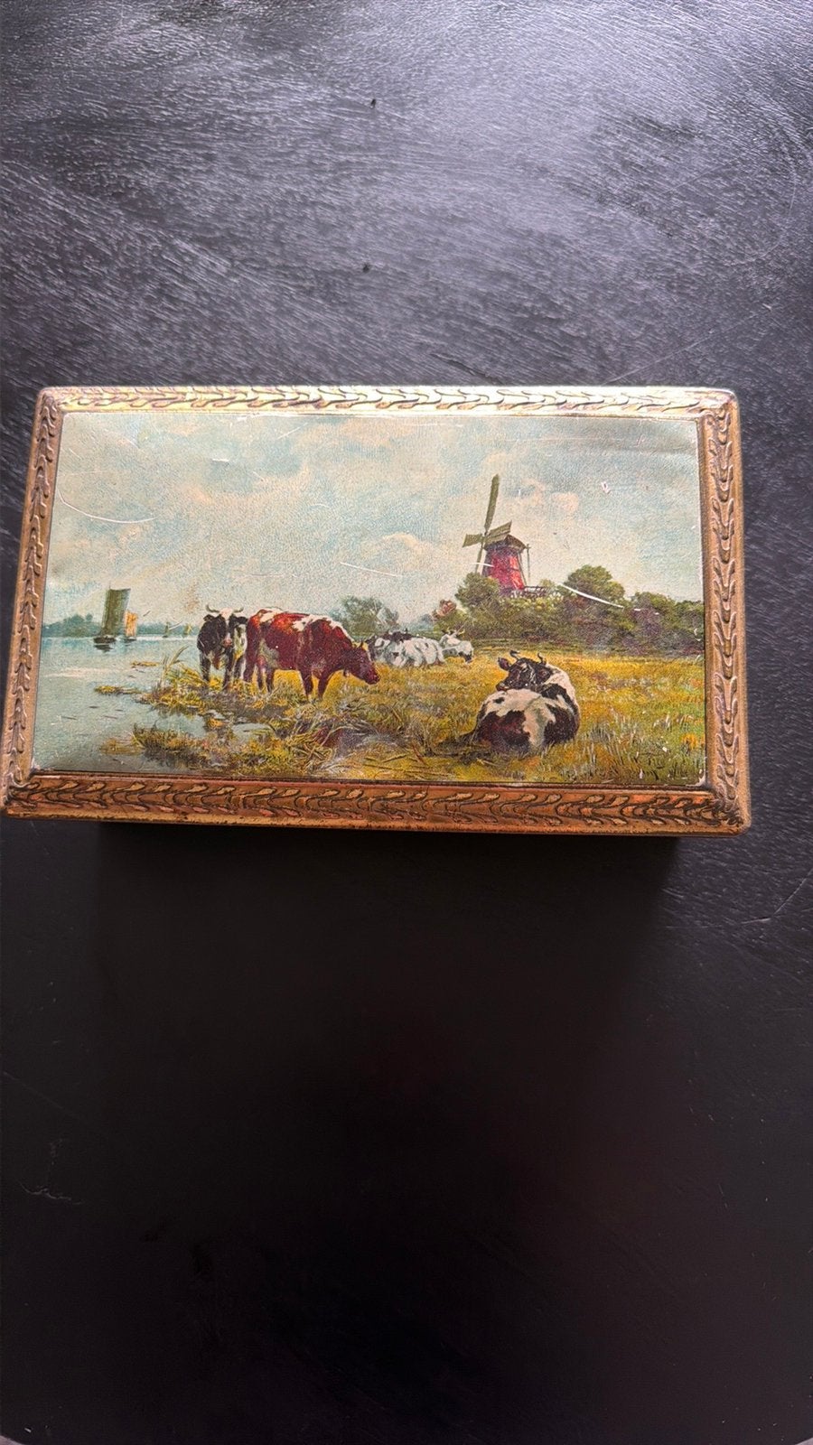 Vintage blik, Ophalen of Verzenden, Zo goed als nieuw, Overige