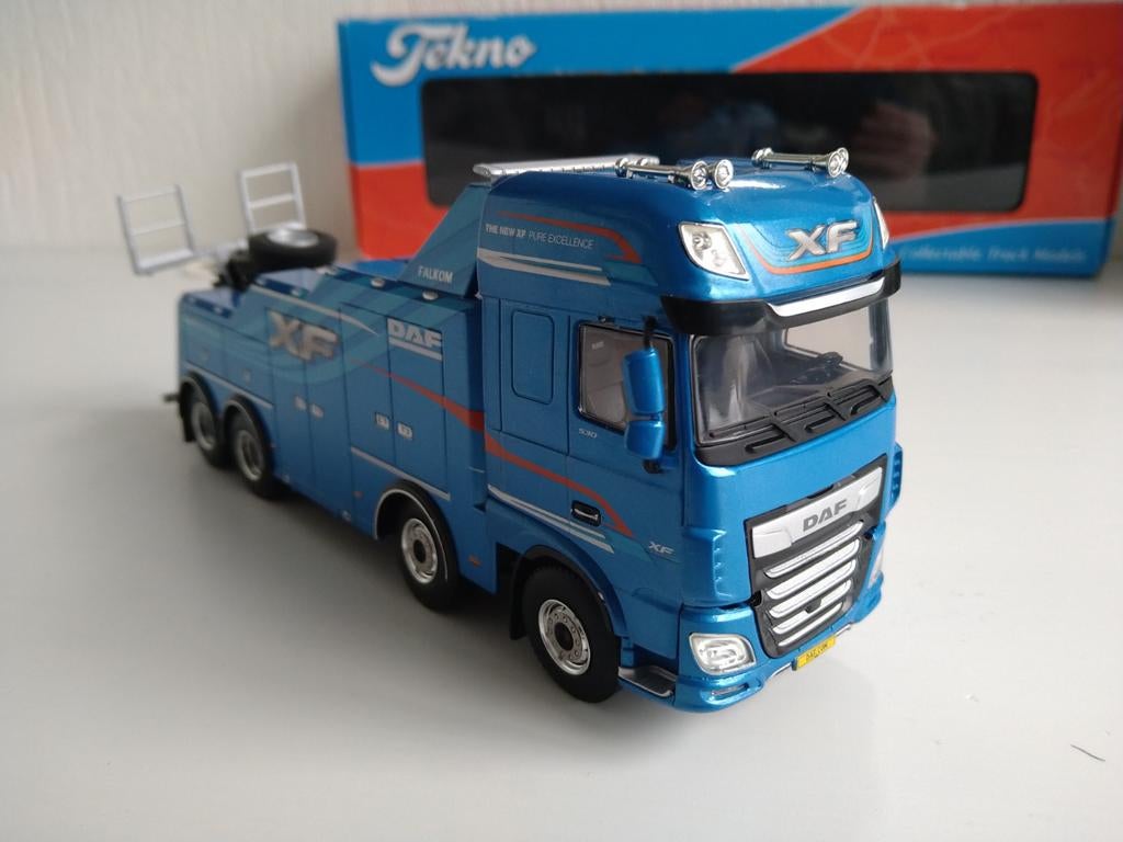 WSI DAF XF demo wrecker bergingswagen, Hobby en Vrije tijd, Ophalen of Verzenden, Gebruikt, Bus of Vrachtwagen, Wsi