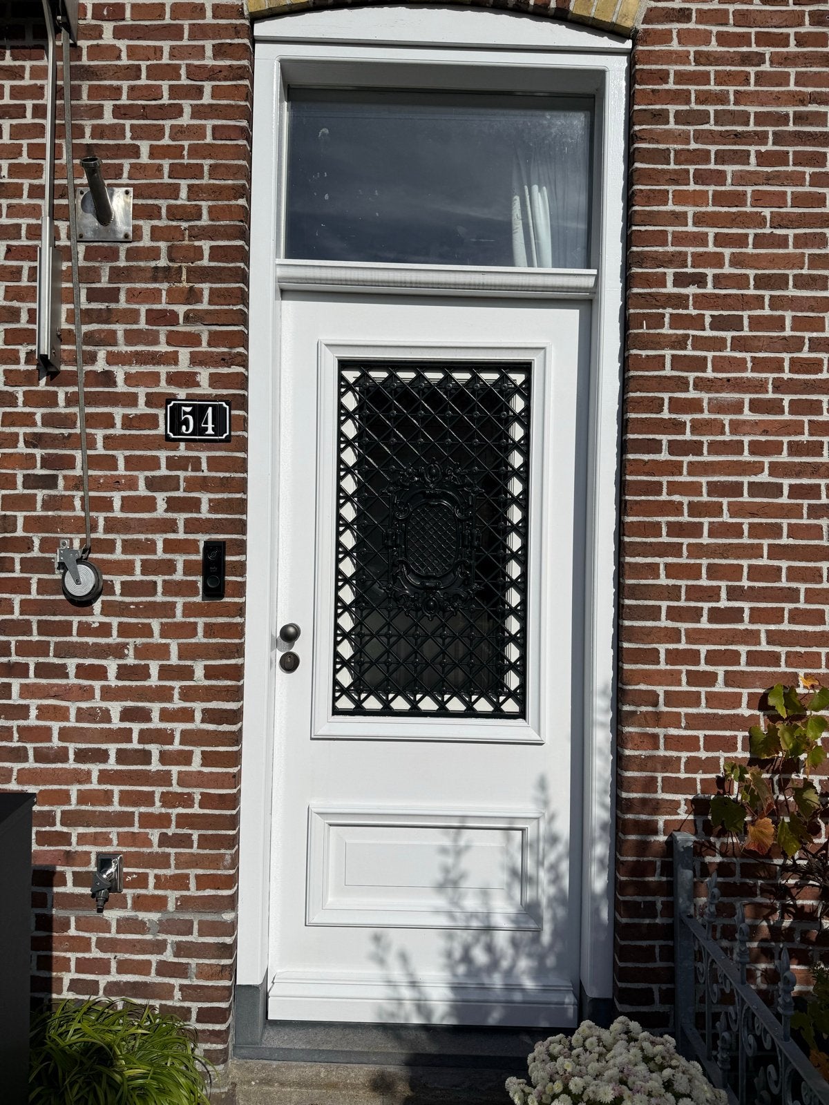 Weekamp deur jaren '30 stijl met beslag, 201x88 cm, Ophalen, Gebruikt, 80 tot 100 cm, Buitendeur
