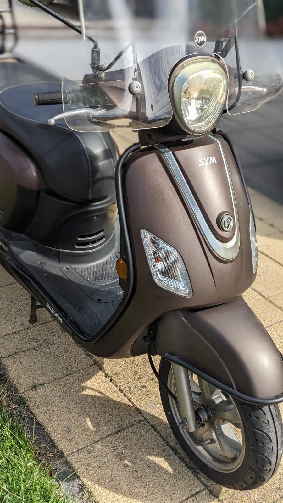 SYM Fiddle III Scooter 2016 - Bruin, inclusief slot en helm, Ophalen, Gebruikt, Benzine, SYM