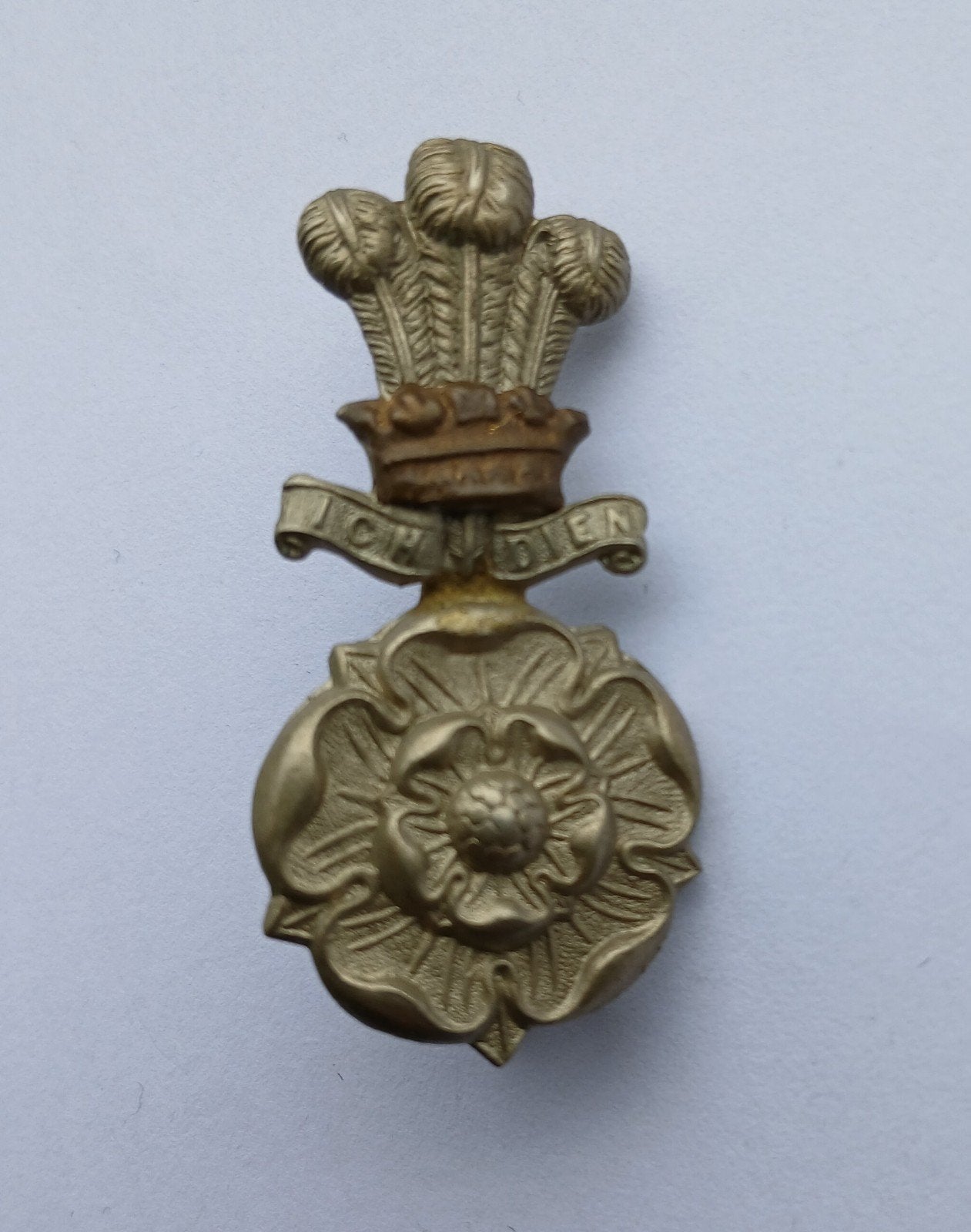 Yorkshire Hussars Cap Badge Wo2, Verzamelen, Ophalen of Verzenden, Engeland, Embleem of Badge