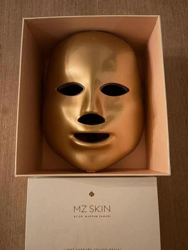 MZ Skin Golden LED Masker luxe anti aging lichttherapie goud, Sieraden, Tassen en Uiterlijk, Uiterlijk | Gezichtsverzorging, Ophalen of Verzenden