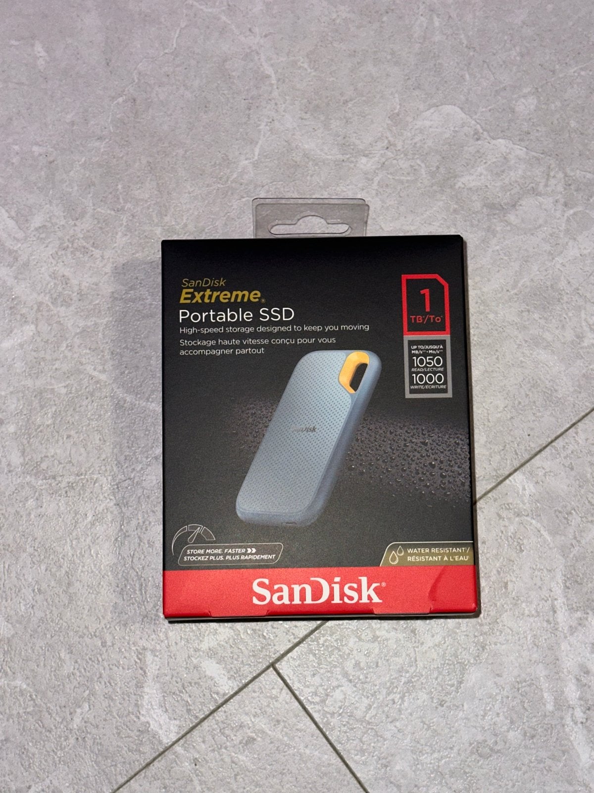 SanDisk Extreme Portable SSD 1TB - Nieuw in doos, Computers en Software, Server, SSD, Nieuw, Ophalen of Verzenden