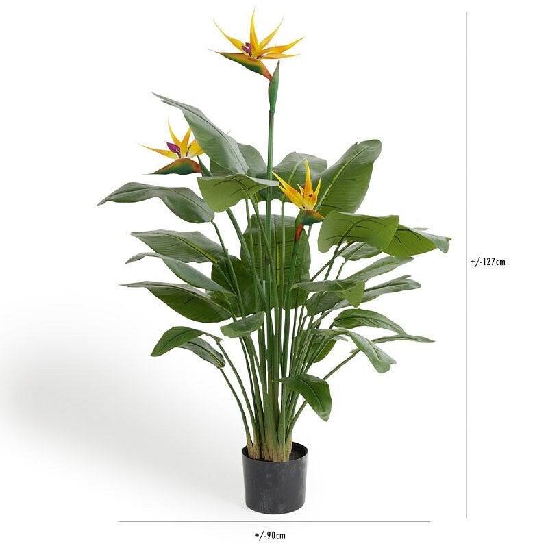 Kunstplant Strelitzia Paradijsvogel nieuw in doos, Binnen, Kunstplant, Nieuw, Ophalen of Verzenden