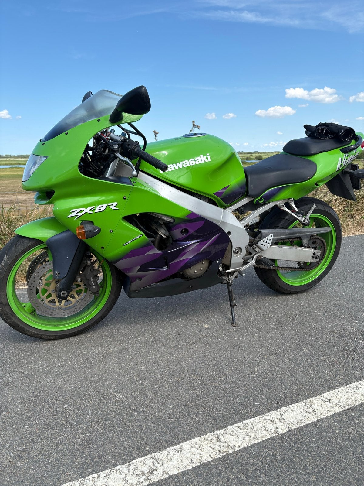 Kawasaki ZX9R Ninja - orgineel - rijklaar, 4 cilinders, Motorrijbewijs A, Gebruikt, Meer dan 35 kW