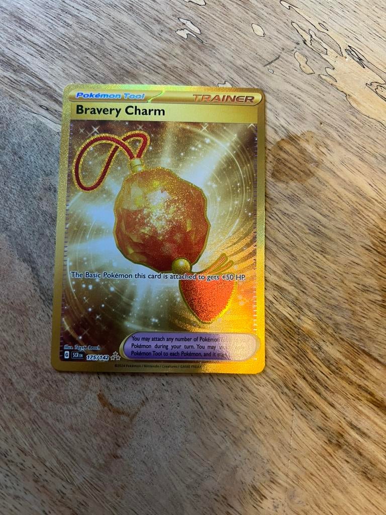 Polemon bravery charm goede staat, Ophalen of Verzenden, Zo goed als nieuw, Losse kaart