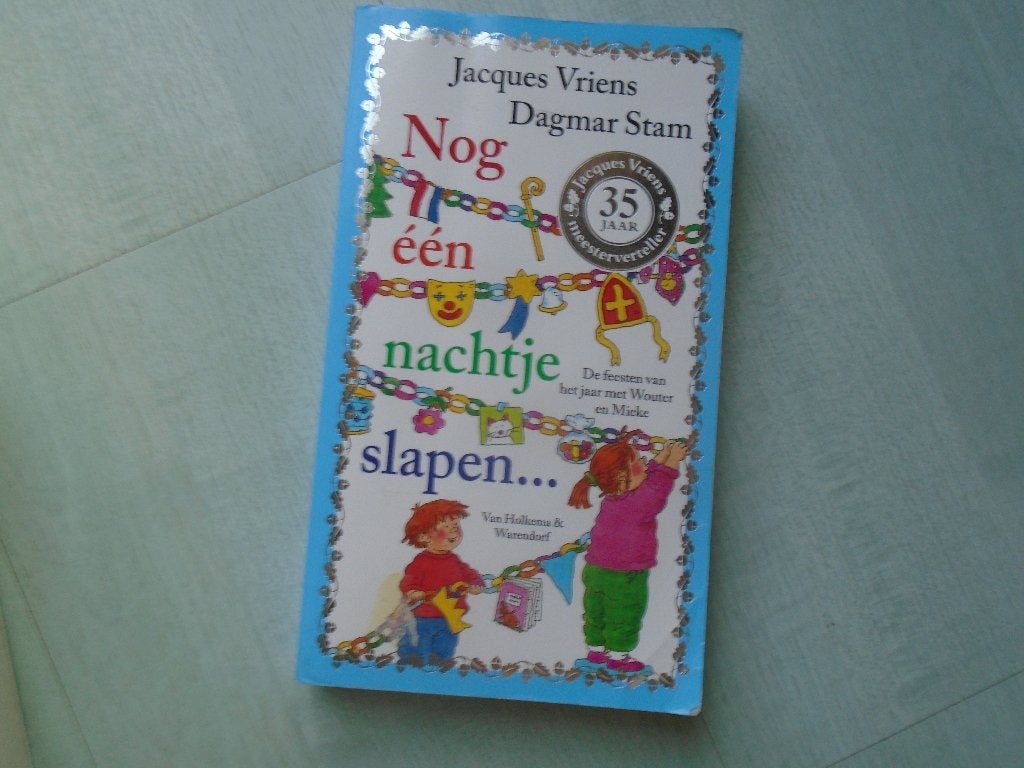 nog 1 nachtje slapen, jacques vriens, Ophalen of Verzenden, Zo goed als nieuw, Jacques Vriens, Fictie algemeen