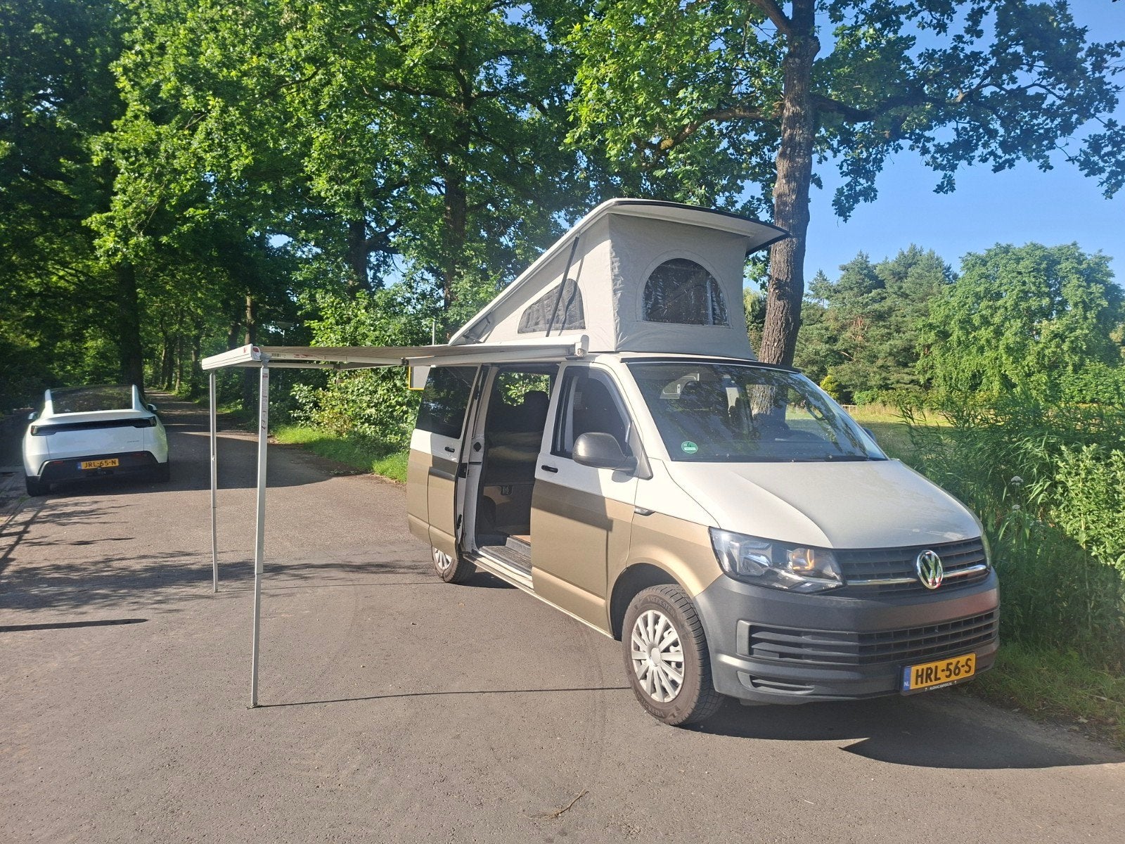 VW Transporter T6 Camper 2015- Erkend Taxatierapport 2025, Raamblindering, Elektrische ramen, Volkswagen, Particulier