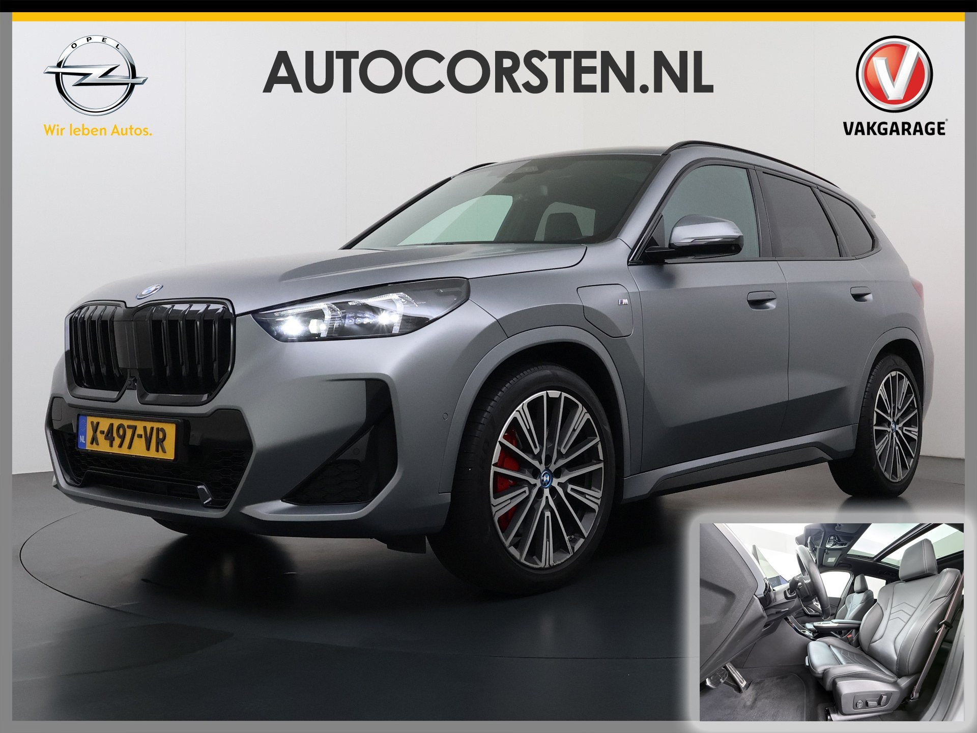 BMW X1 xDrive30e 327pk M-sport Leer Pano-Dak/Hef-Dak M-Sport, 16 kWh, 150 min, Bedrijf, Hybride Elektrisch/Benzine
