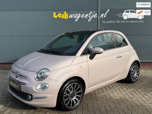 Fiat 500 1.0 Hybrid Star *carplay *climate *cruise *16 inch, Voorwielaandrijving, Dealer onderhouden, Gebruikt, Zwart