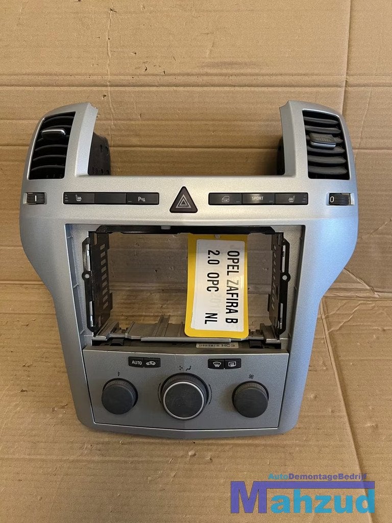 OPEL ZAFIRA B Grijs OPC Middenconsole kachel paneel 2005-201, Auto-onderdelen, Interieur en Bekleding, Gebruikt, Opel Automobile GmbH