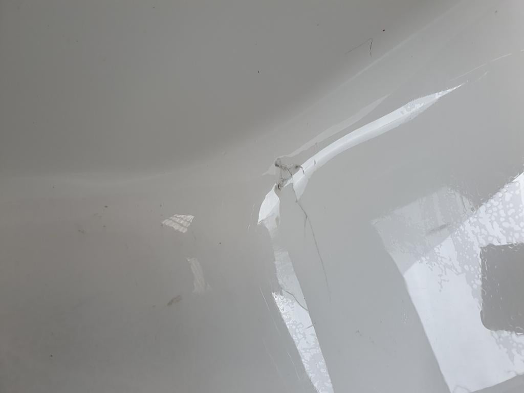 Wit bad NIEUW met lichte beschadiging - 180x80 cm, Ophalen, Bad