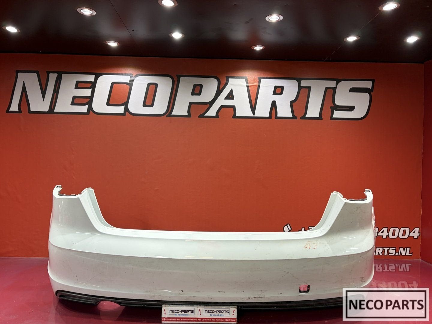 AUDI A3 8V CABRIO/LIMO ACHTERBUMPER S LINE OEM 8V5807521D, Gebruikt, -, -, Achter