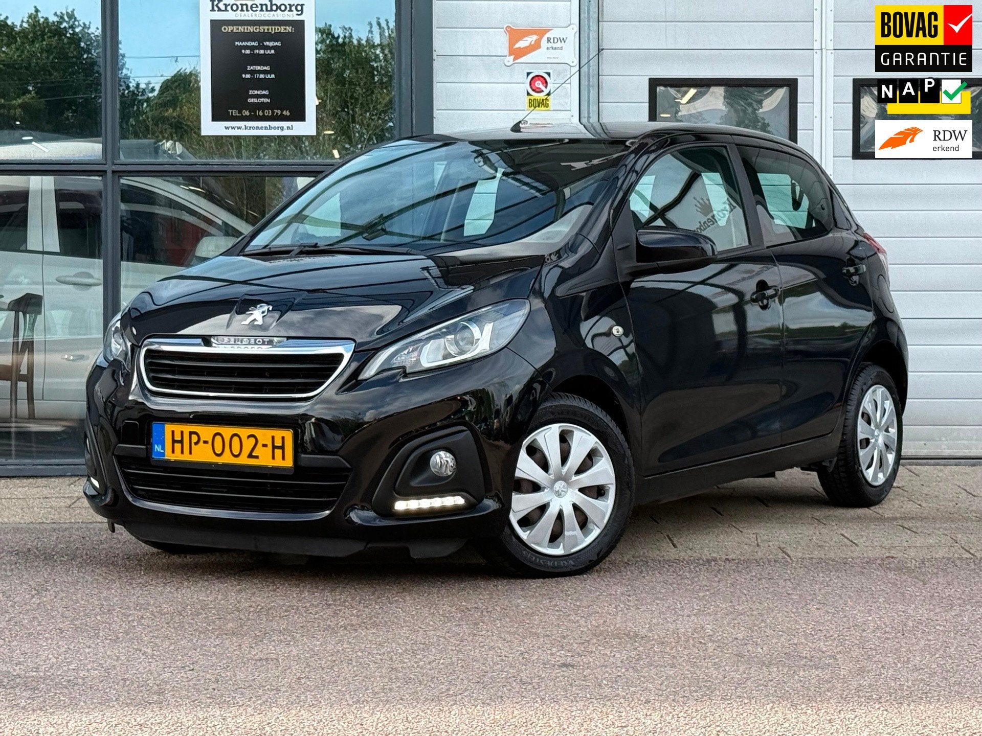 Peugeot 108 1.0 e-VTi Active| CARPLAY| NAP|, Voorwielaandrijving, Stof, Gebruikt, 4 stoelen