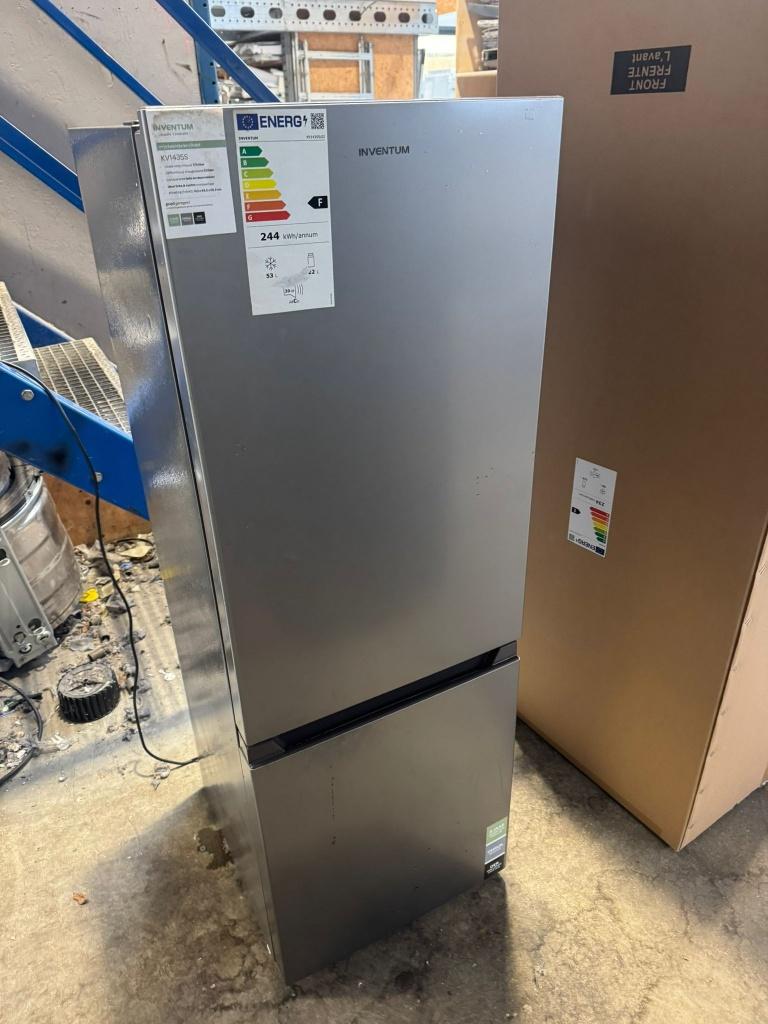 Inventum bijna nieuwe koelkast schoon garantie, 150 tot 200 liter, Zo goed als nieuw, 45 tot 60 cm, Met vriesvak