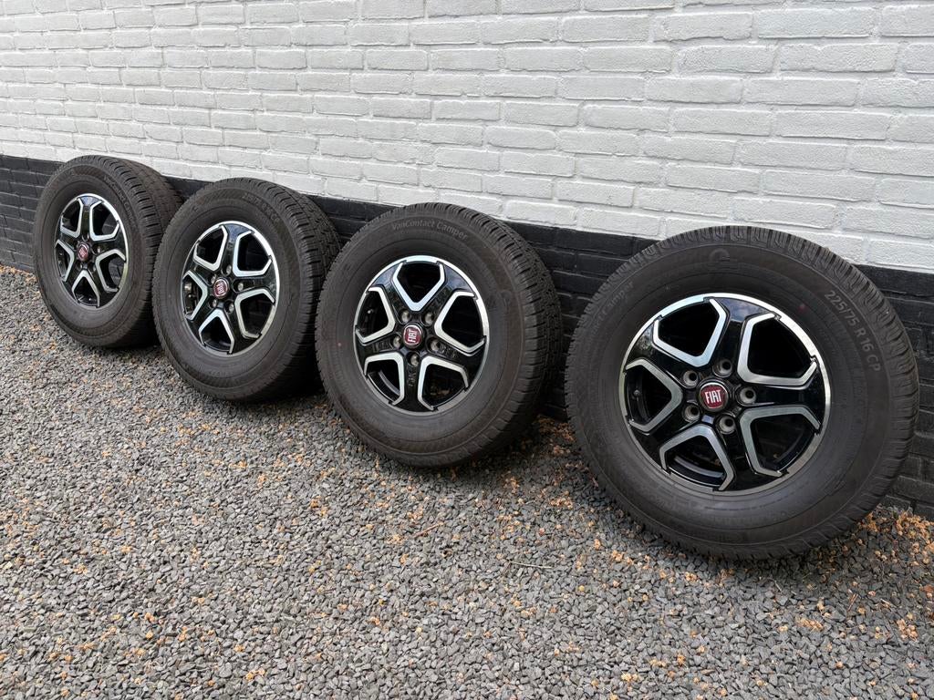 ZGAN 16 inch velgen incl banden Ducato/Boxer/Jumper 5x130, Auto-onderdelen, Banden en Velgen, Bestelwagen, 16 inch, Banden en Velgen