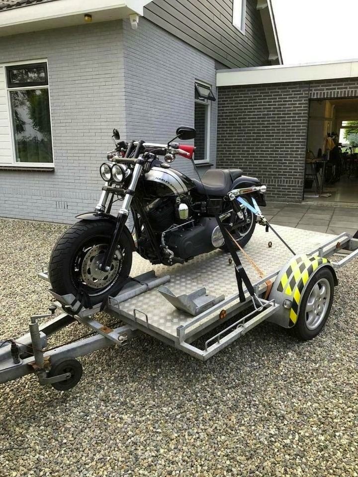 Motortrailer te huur, 3 motoren, Dubbelasser& BOVAG gekeurd, Ophalen, Gebruikt