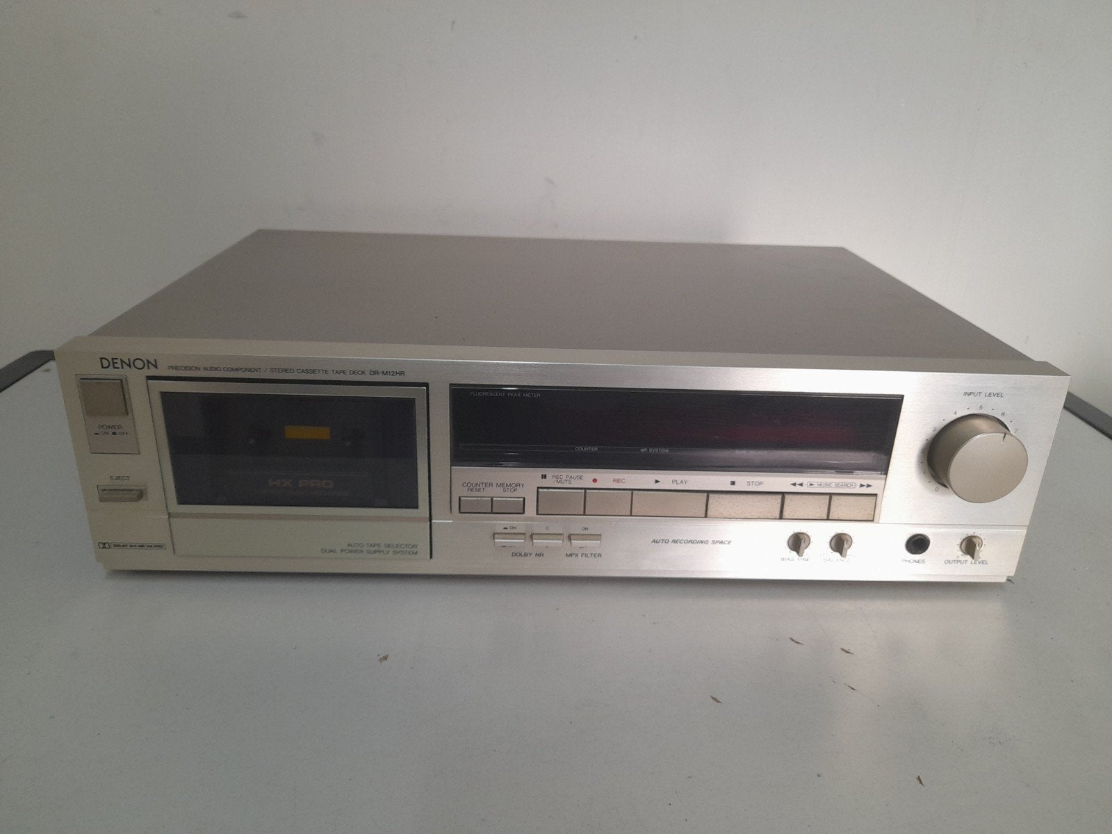 Denon cassettedeck DR-M12HR, Audio, Tv en Foto, Cassettedecks, Ophalen of Verzenden, Enkel, Denon, Tape counter