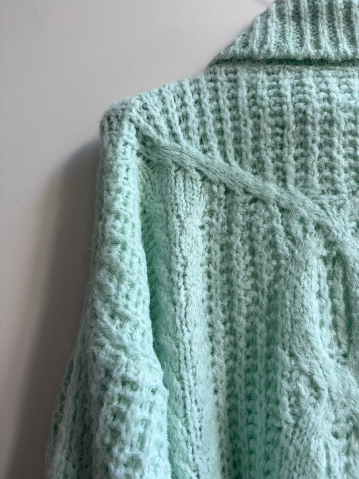 TURQUOISE trui met col pastelgroen mt TU, Turquouise, -, Verzenden, Amsterdam