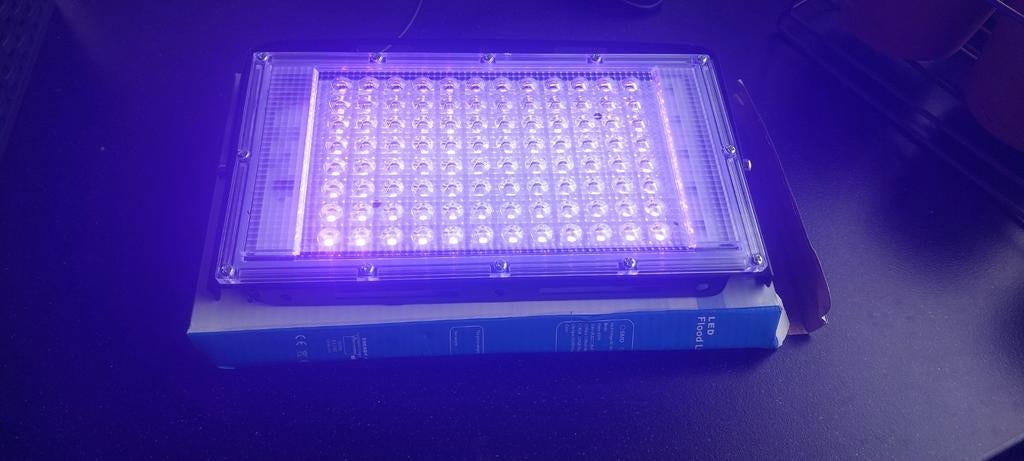 Blacklight 50W LED Floodlight IP-65 - UV Licht Effect Lamp, Muziek en Instrumenten, Licht en Laser, Ophalen of Verzenden, Nieuw