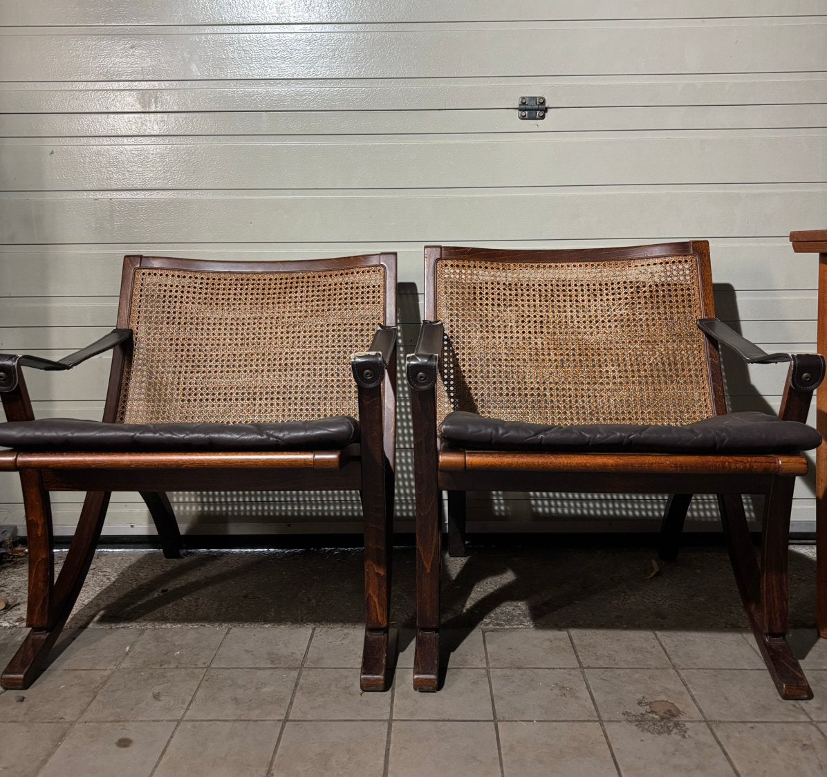 Vintage fauteuil palissander, Scandinavisch design, Antiek en Kunst, Ophalen