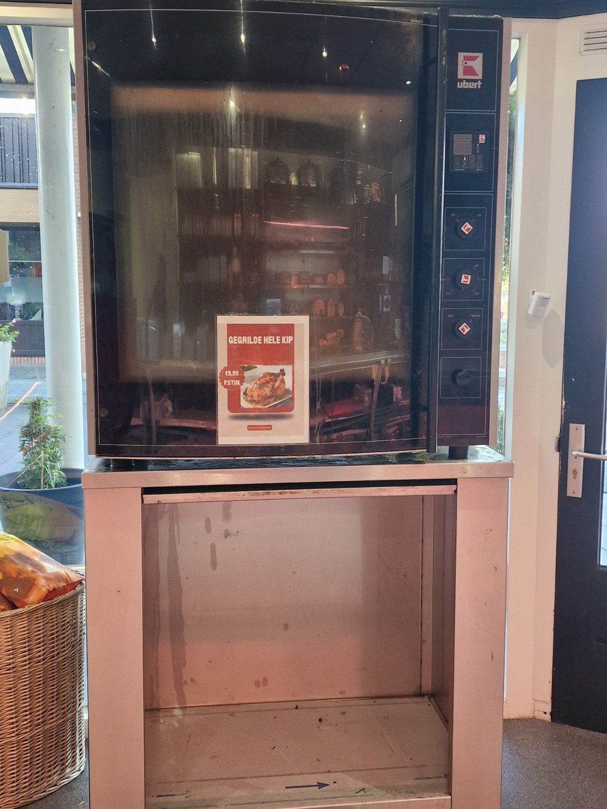 kippengrill, Ophalen, Gebruikt