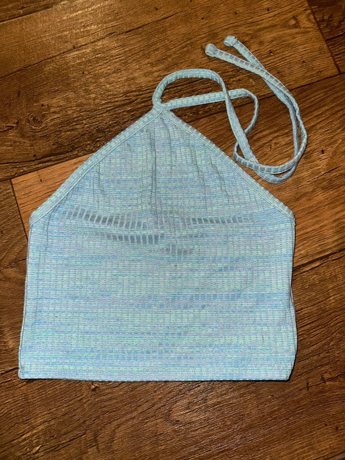 Dames lichtblauwe crop top van Amy & Ivy, Ophalen of Verzenden, Zo goed als nieuw