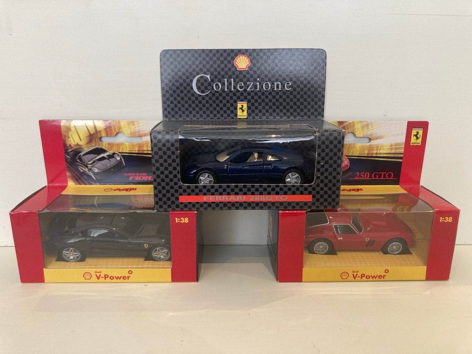 Shell V-Power Ferrari Collezione Modelauto's (3 stuks), Ophalen, Nieuw, Auto, Overige merken