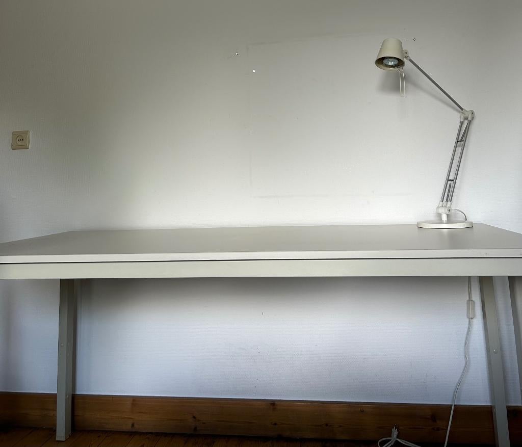 Bureau set, Huis en Inrichting, Bureaus, Ophalen, 160 cm, Metaal, Schoolbureau