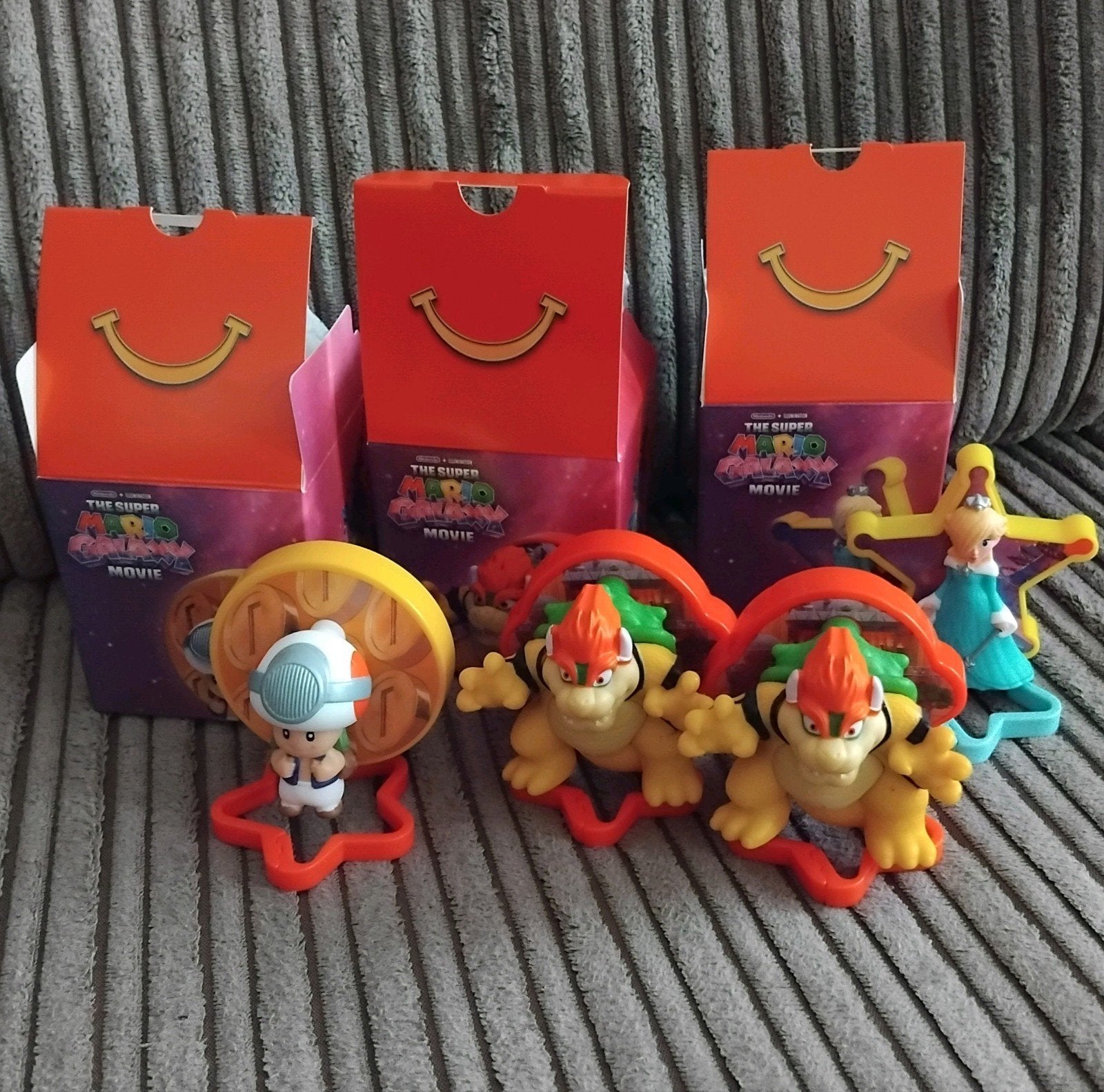 🟥The Super Mario Galaxy Movie 🟥McDonald's 4x Speel Figuren, Verzenden, Zo goed als nieuw