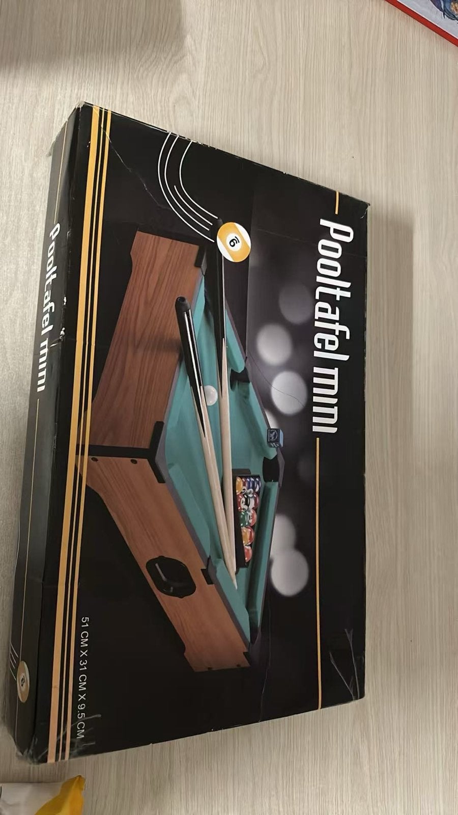 Mini Pooltafel - Compact Plezier voor Thuis!, Sport en Fitness, Biljarten en Poolen, Ophalen of Verzenden, Nieuw, Pooltafel
