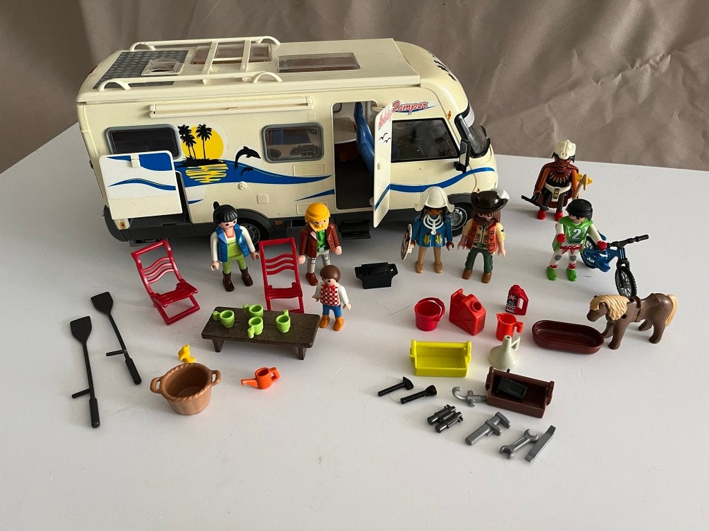 Camper + Playmobil, Kinderen en Baby's, Speelgoed | Playmobil, Ophalen, Gebruikt, Losse onderdelen, Overige typen