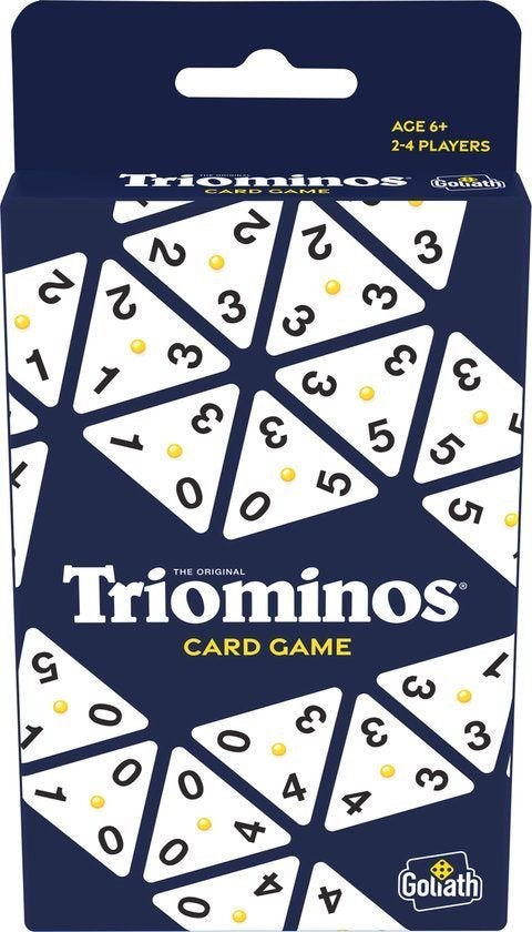 Triominos Kaartspel, Ophalen of Verzenden, Zo goed als nieuw, Goliath Games