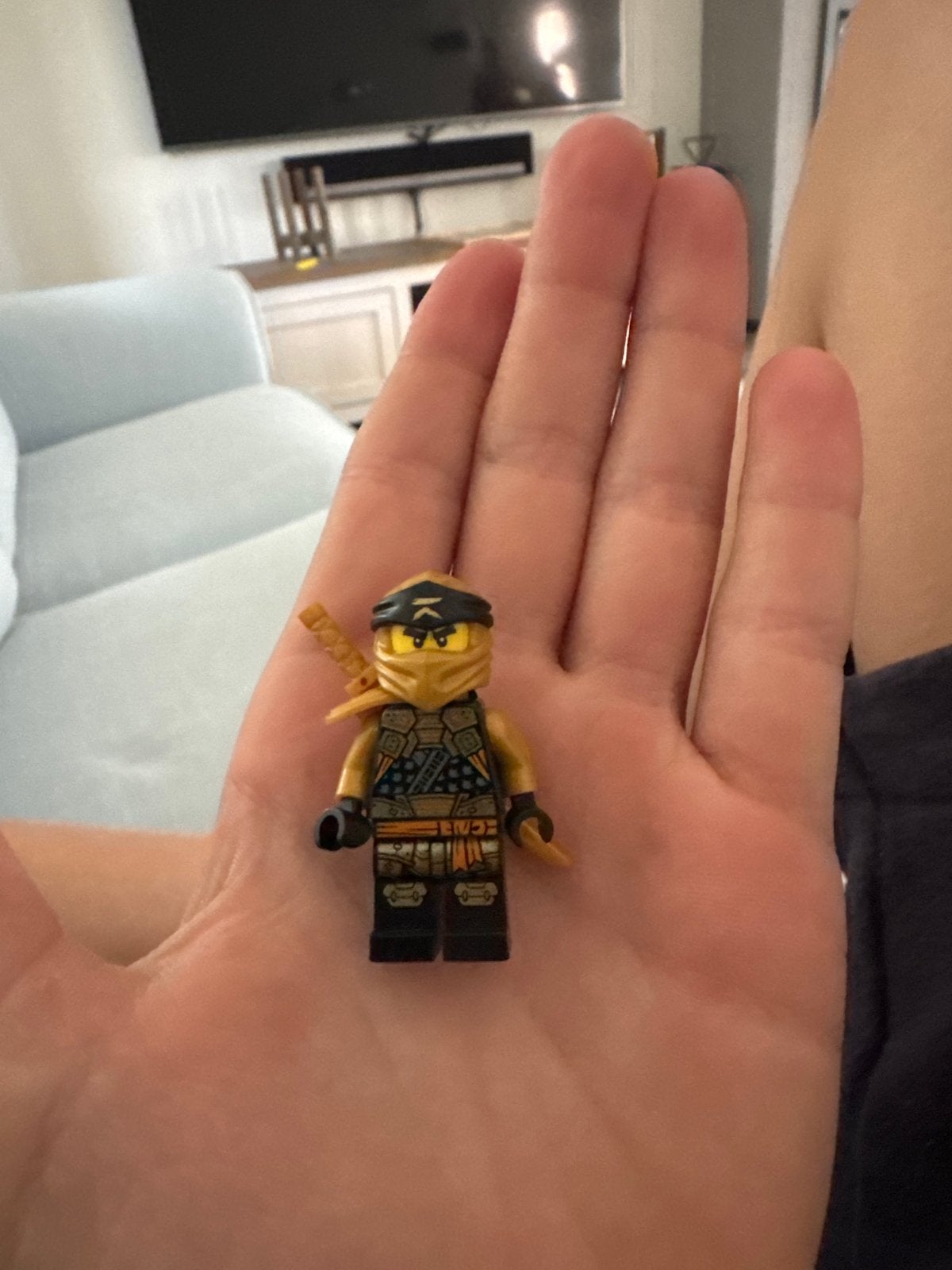 Lego Ninjago Gouden Ninja Minifiguur, Ophalen of Verzenden, Zo goed als nieuw, Overige merken
