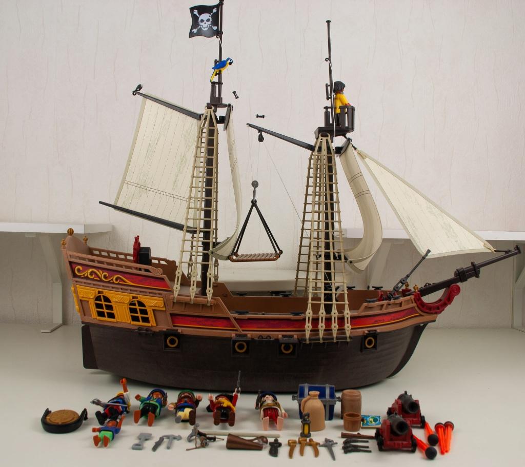 playmobil piratenschip 5135, Ophalen, Gebruikt, Complete set