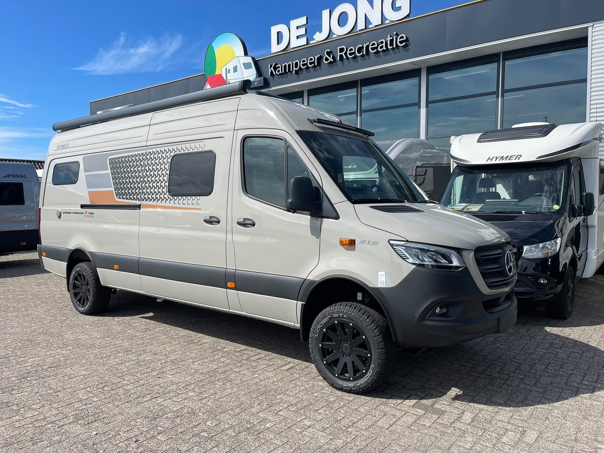 Hymer Grand Canyon S 700 Mercedes 4WD (bj 2026), Caravans en Kamperen, Campers, Automaat, Buscamper of Camperbus, Tot en met 2
