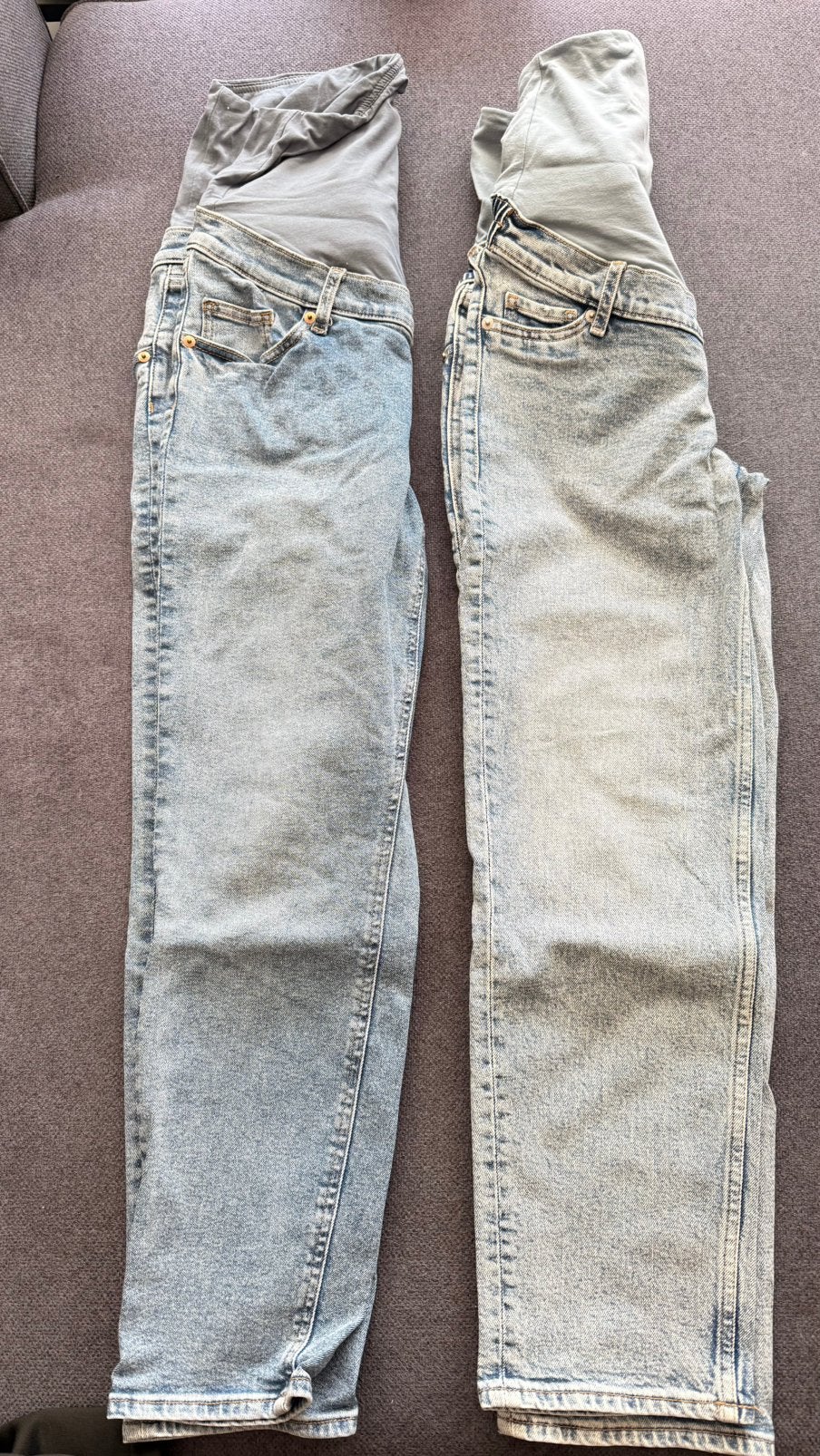 Zwangerschapskleding: H&M jeans (X/XS) & comfortabele broeke, Kleding | Dames, Positiekleding, Ophalen, Blauw, Maat 34 (XS) of kleiner