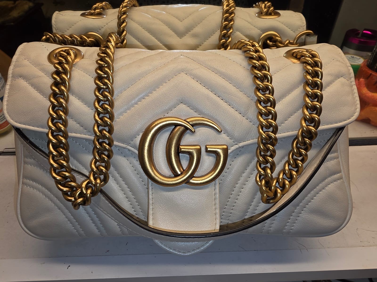 Gucci schoudertas wit, Ophalen of Verzenden