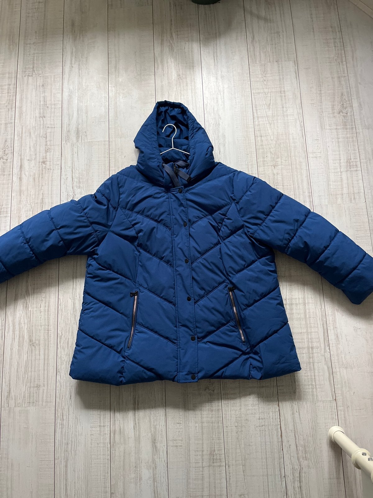 MS Mode gewatteerde jas maat 54, Kleding | Dames, Ophalen of Verzenden, Zo goed als nieuw, Maat 46/48 (XL) of groter, Blauw