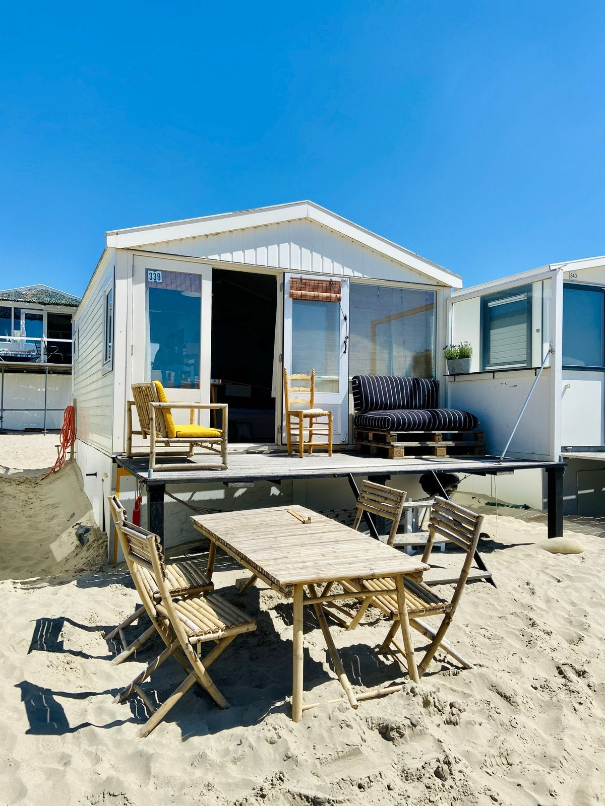 Standhuisje te huur ijmuiden, Vakantie, Vakantiehuizen | Nederland, 5 personen, 2 slaapkamers, Overige typen, Noord-Holland