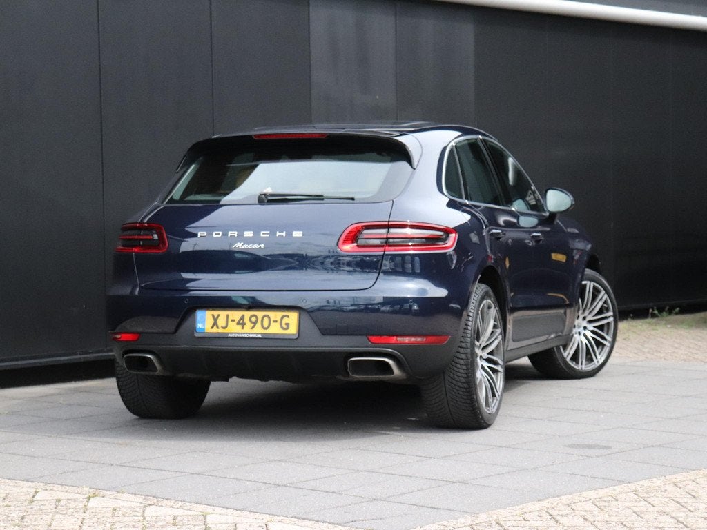 Porsche Macan 2.0 | LEDER | MEMORY | BOSE | PANO-DAK | LUCHT, Auto's, Porsche, Automaat, Gebruikt, 4 cilinders, Blauw