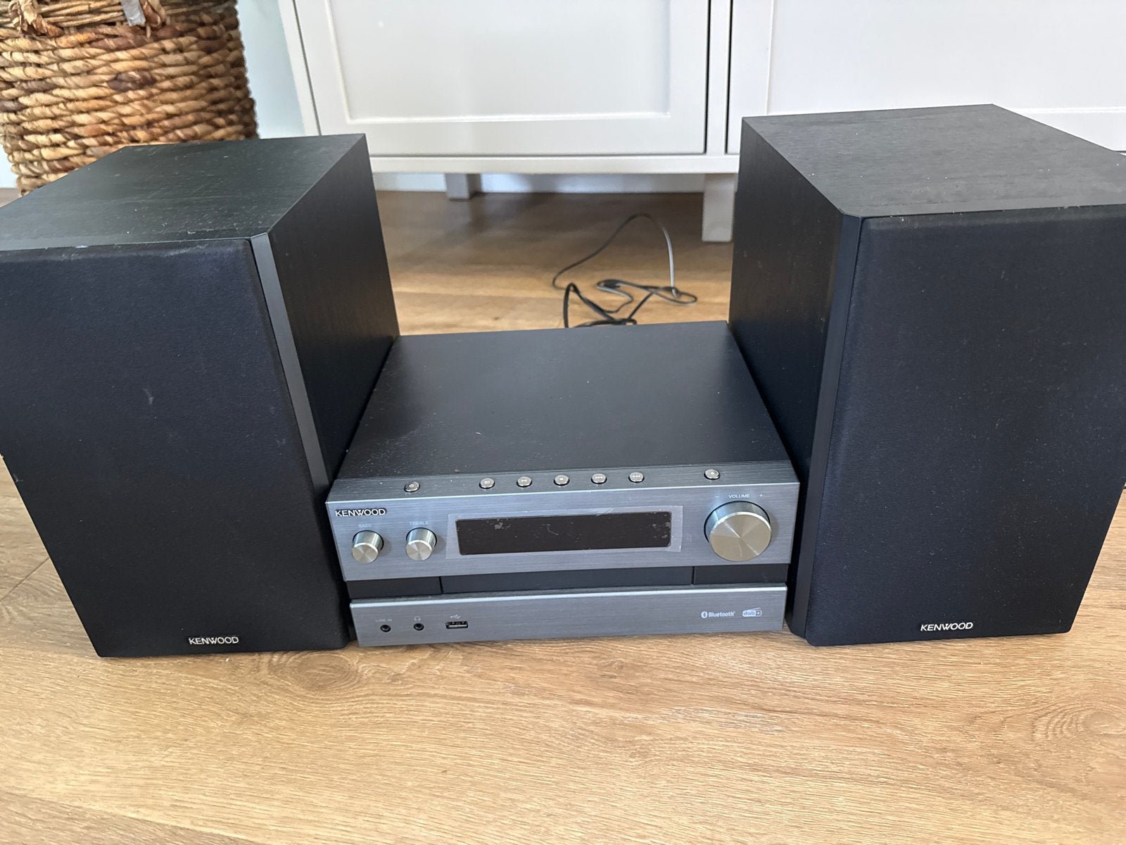 Kenwood M-918DAB-H Microset met DAB+, CD, Bluetooth, Audio, Tv en Foto, Stereo-sets, Ophalen, Zo goed als nieuw, Cd-speler, Microset