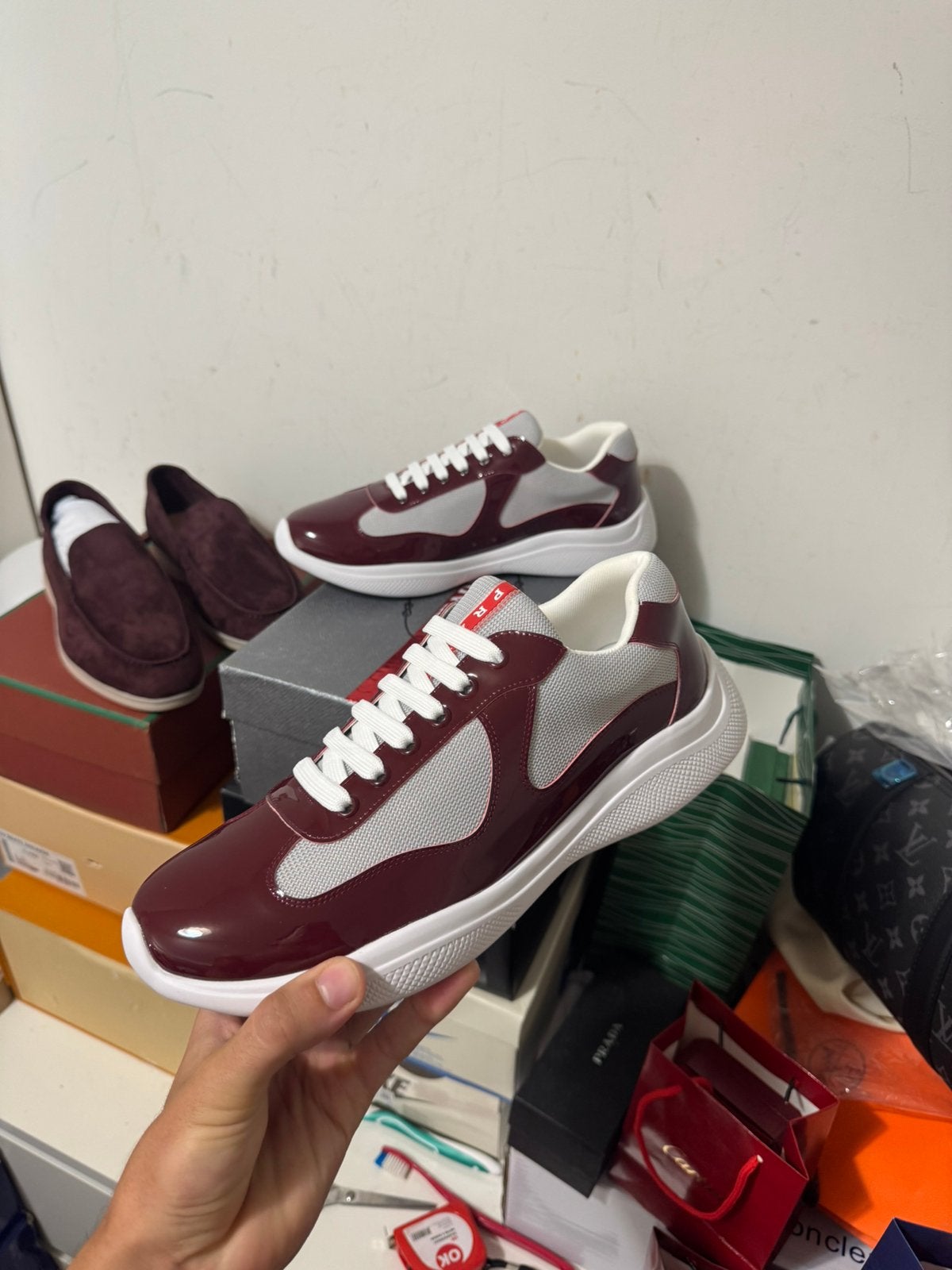 Prada Americ’s Cup sneaker, Kleding | Heren, Ophalen of Verzenden, Nieuw