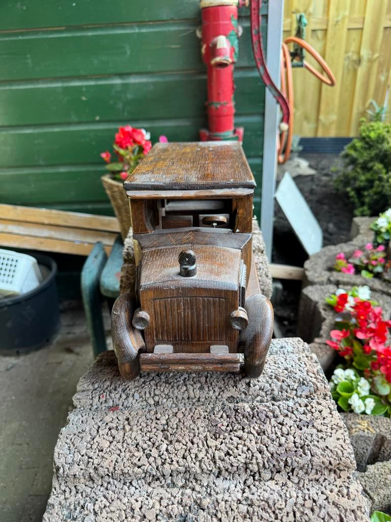 Houten Speelgoed Auto, Antiek en Kunst, Antiek | Speelgoed, Ophalen of Verzenden
