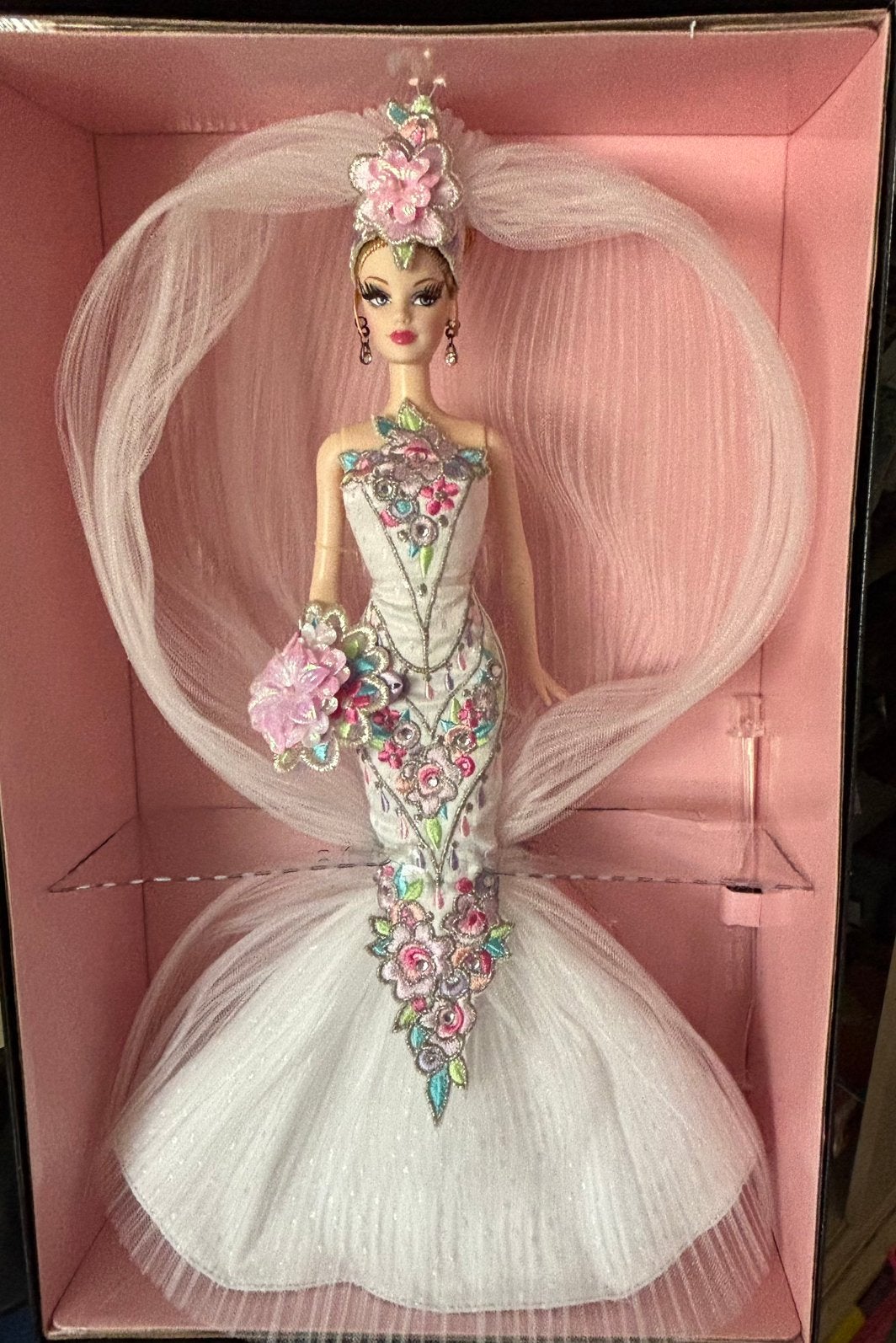 Couture Confection Bride Bob Mackie Barbie NRFB, Ophalen of Verzenden, Zo goed als nieuw, Pop
