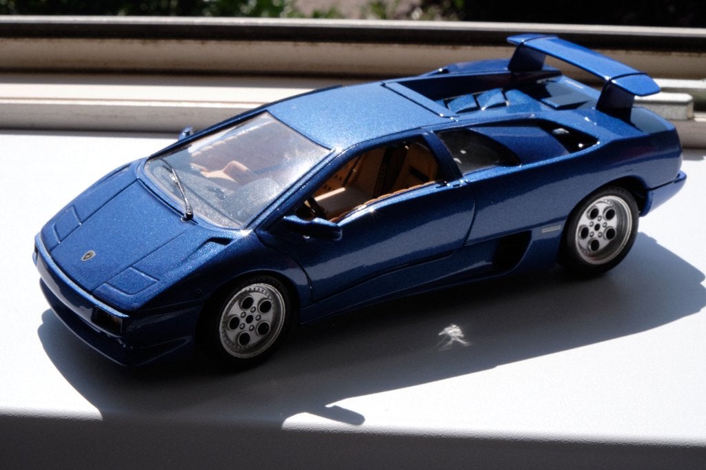 Lamborghini Diablo (1990), Bburago, 1:18, Ophalen of Verzenden, Zo goed als nieuw, Auto, Bburago